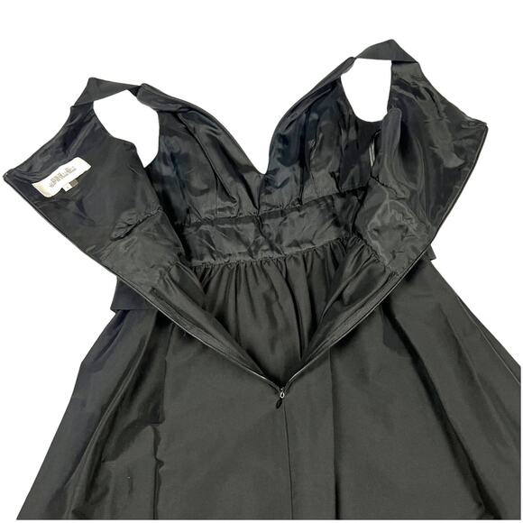 Jill Stuart Dress Black Red Colorblock Sleeveless Fit & Flare A-Line‎ Women's 4 - Picture 11 of 13